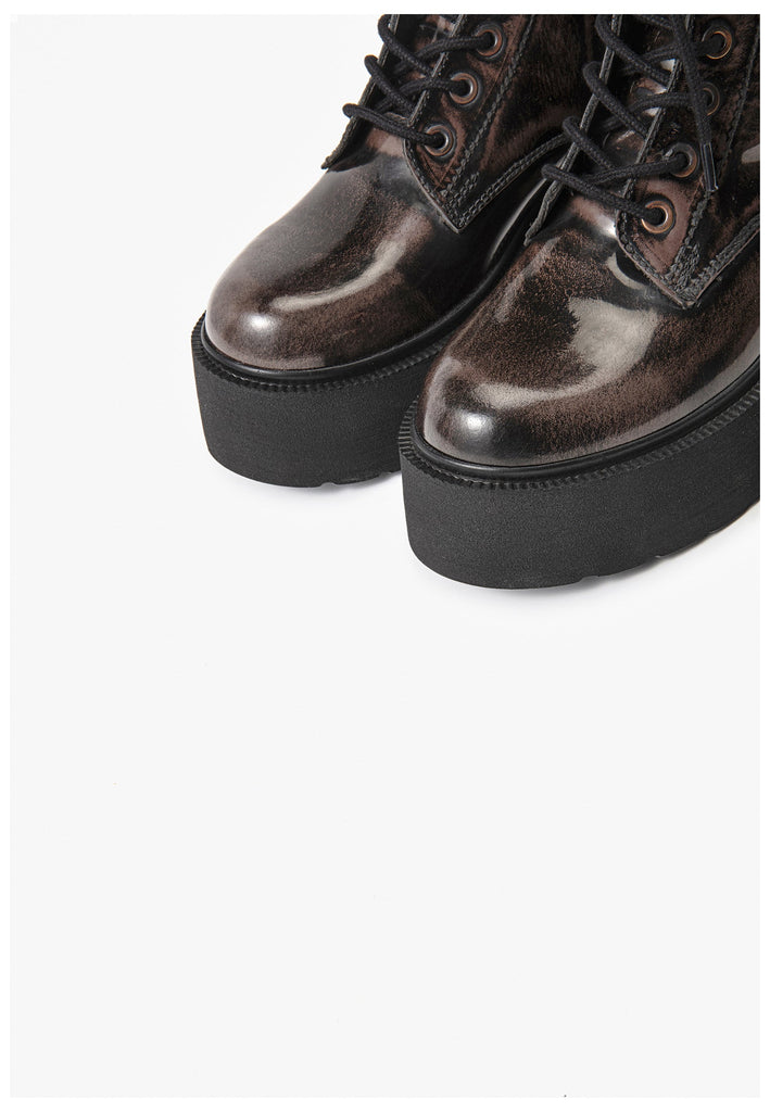 Inuovo Stiefelette Leder Grau