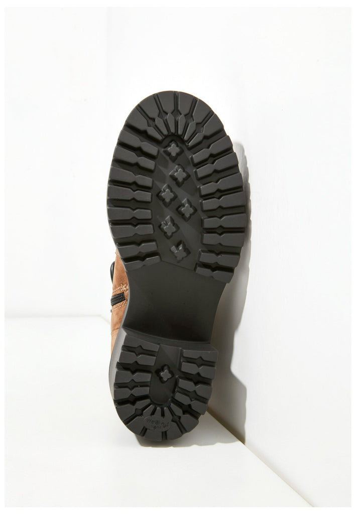 Inuovo Stiefelette Leder Hellbraun