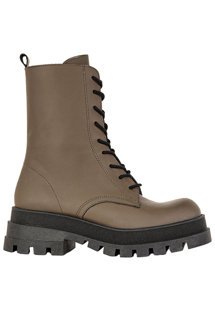 Inuovo Stiefelette Leder Khaki