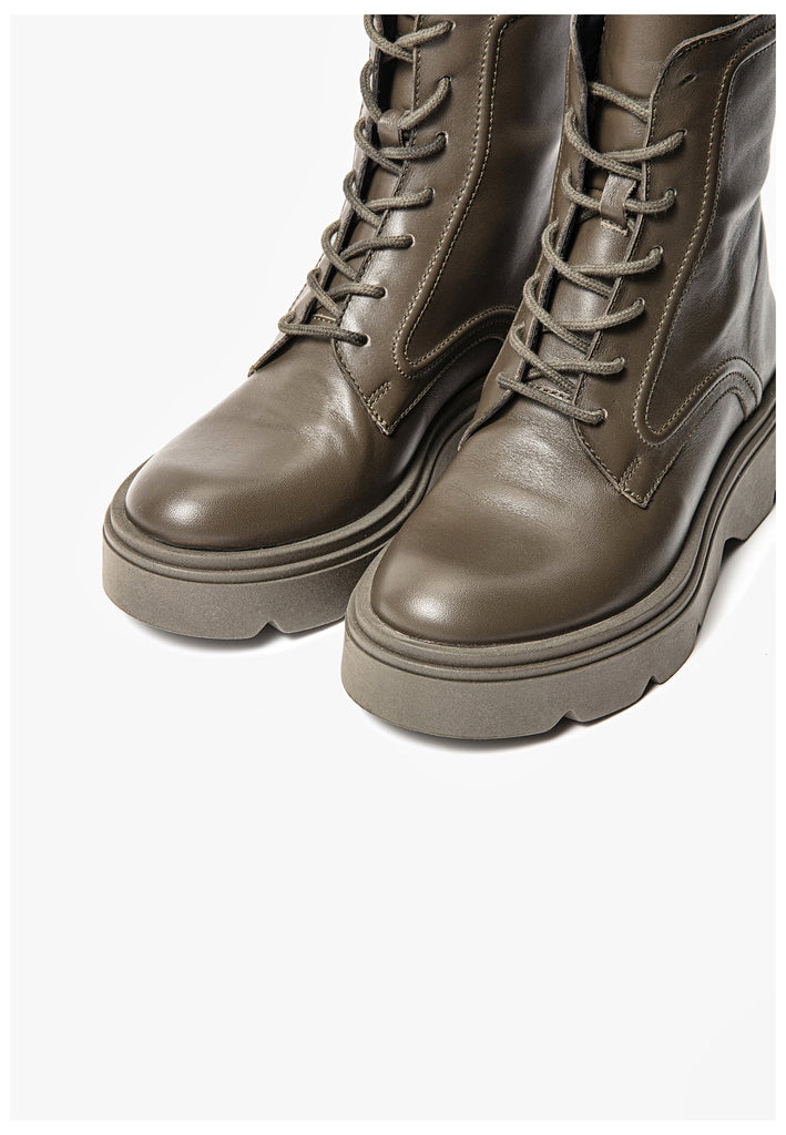 Inuovo Stiefelette Leder Khaki