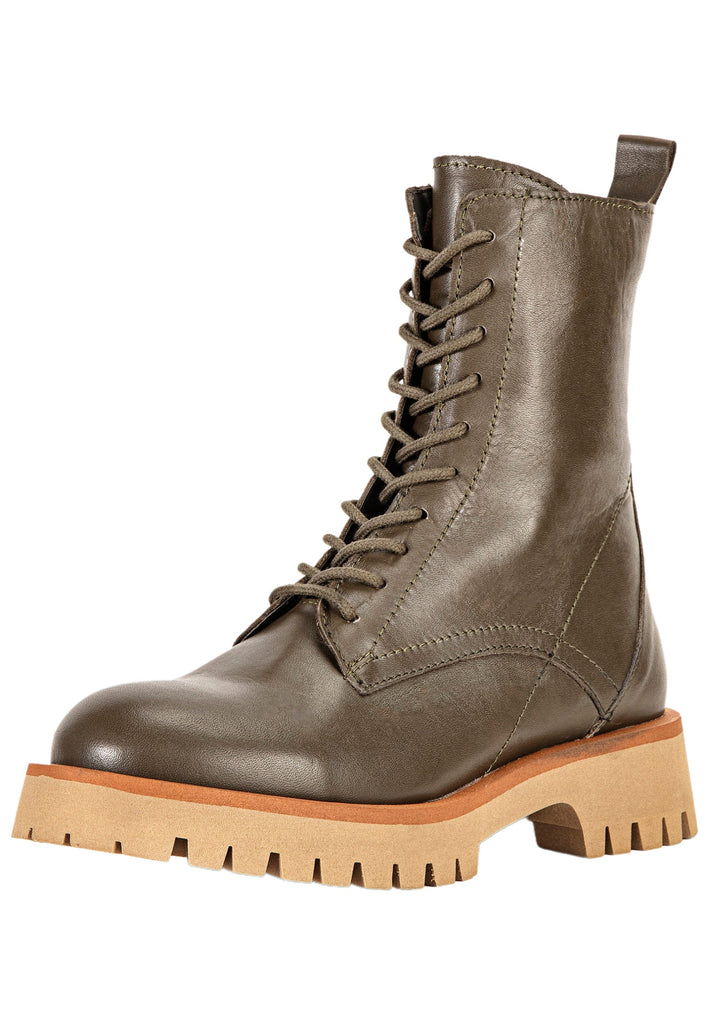 Inuovo Stiefelette Leder Khaki