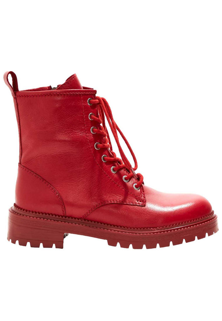 Inuovo Stiefelette Leder Rot