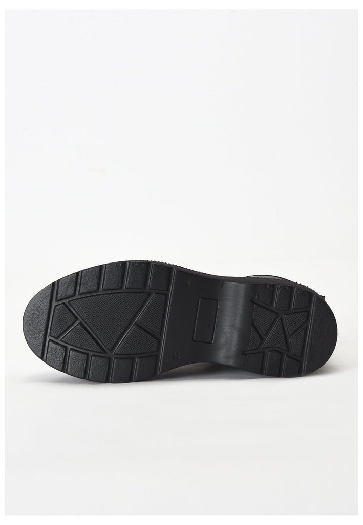 Inuovo Stiefelette Leder Schwarz