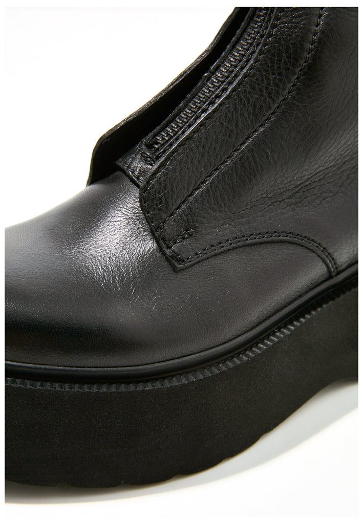 Inuovo Stiefelette Leder Schwarz