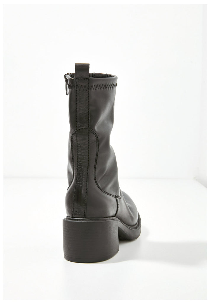 Inuovo Stiefelette Leder Schwarz