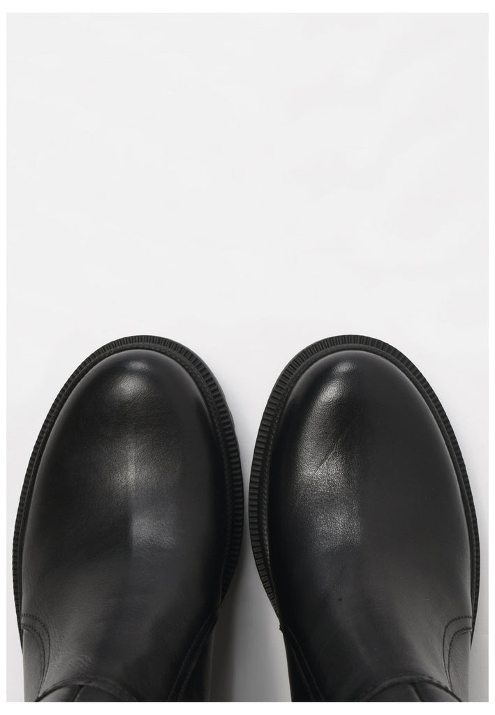 Inuovo Stiefelette Leder Schwarz