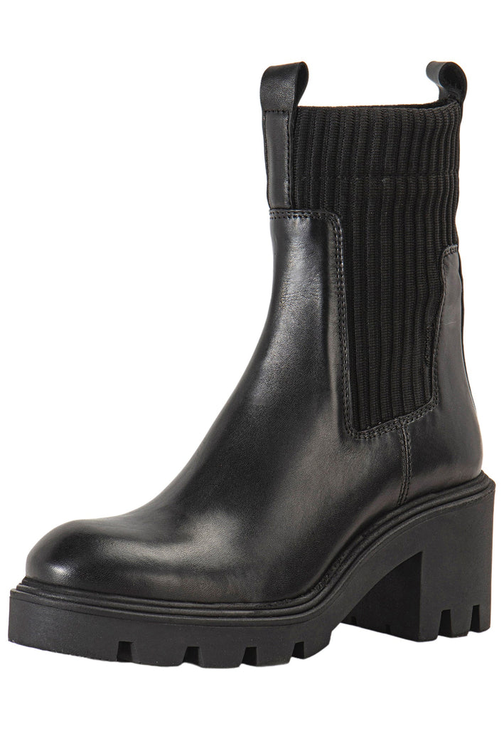 Inuovo Stiefelette Leder Schwarz