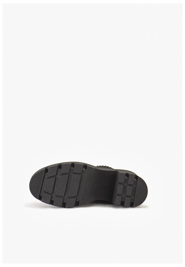 Inuovo Stiefelette Leder Schwarz