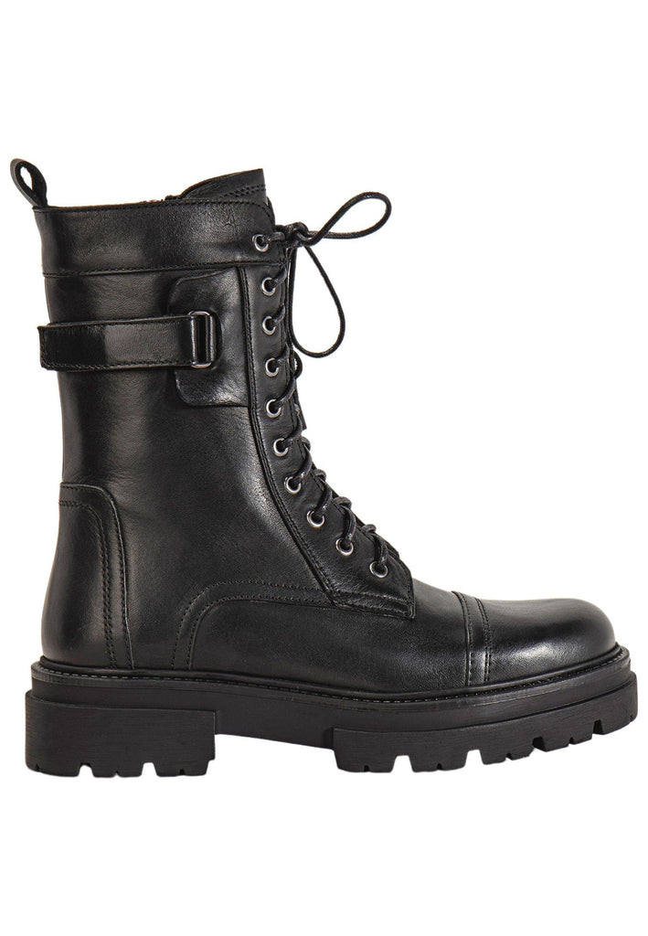 Inuovo Stiefelette Leder Schwarz