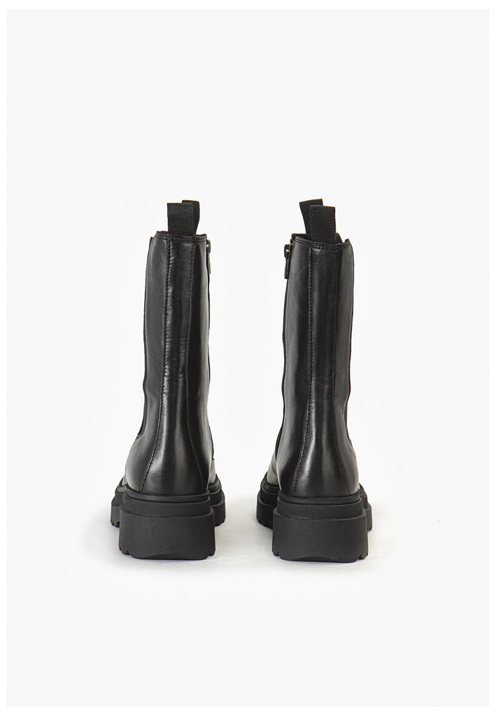 Inuovo Stiefelette Leder Schwarz