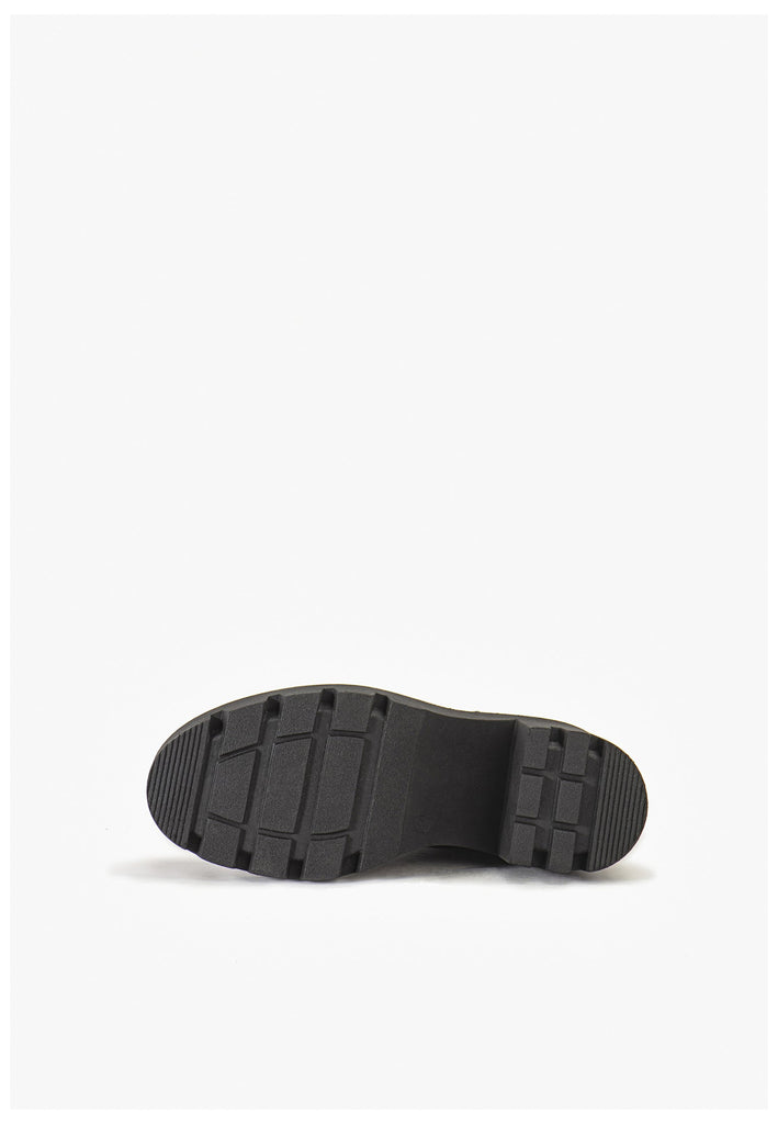 Inuovo Stiefelette Leder Schwarz