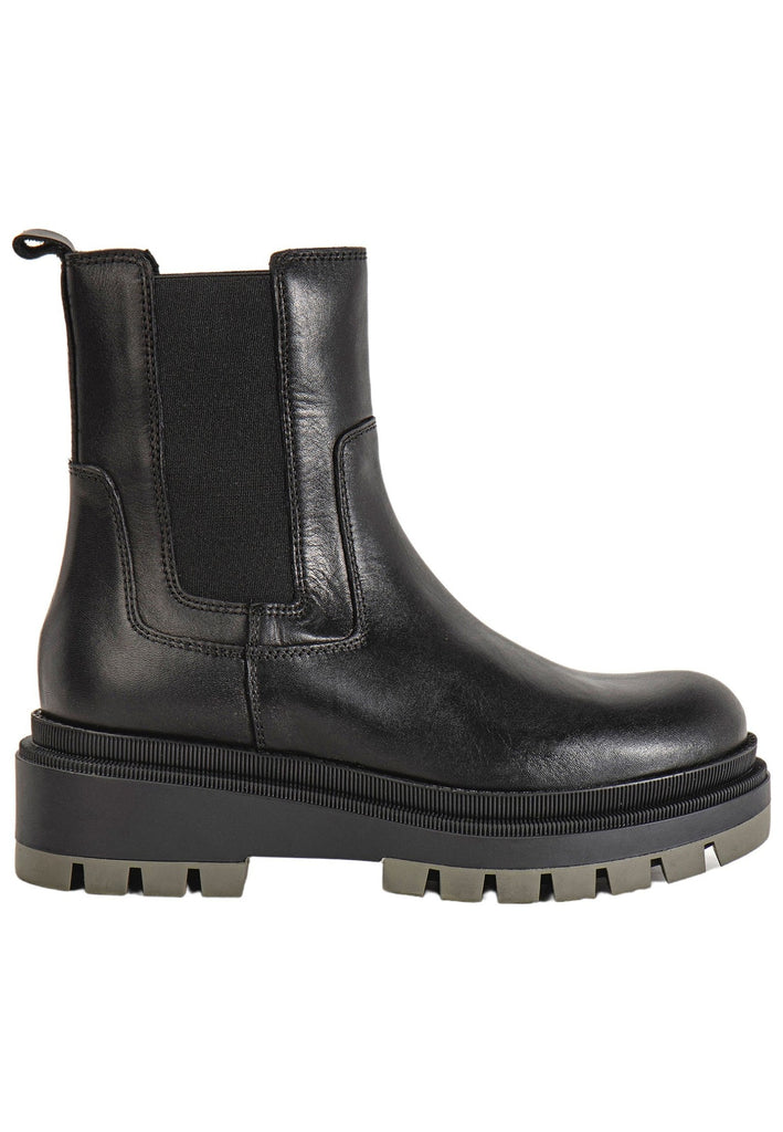 Inuovo Stiefelette Leder Schwarz