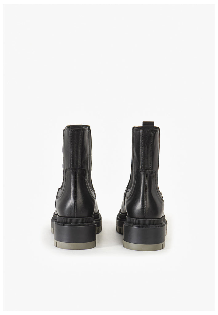 Inuovo Stiefelette Leder Schwarz