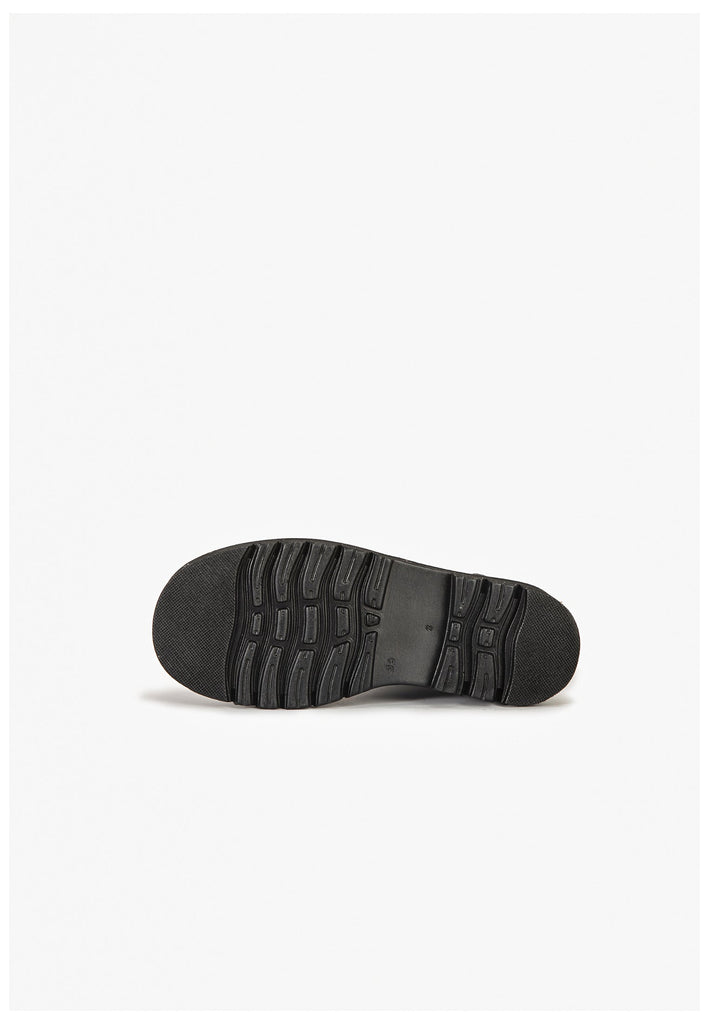 Inuovo Stiefelette Leder Schwarz