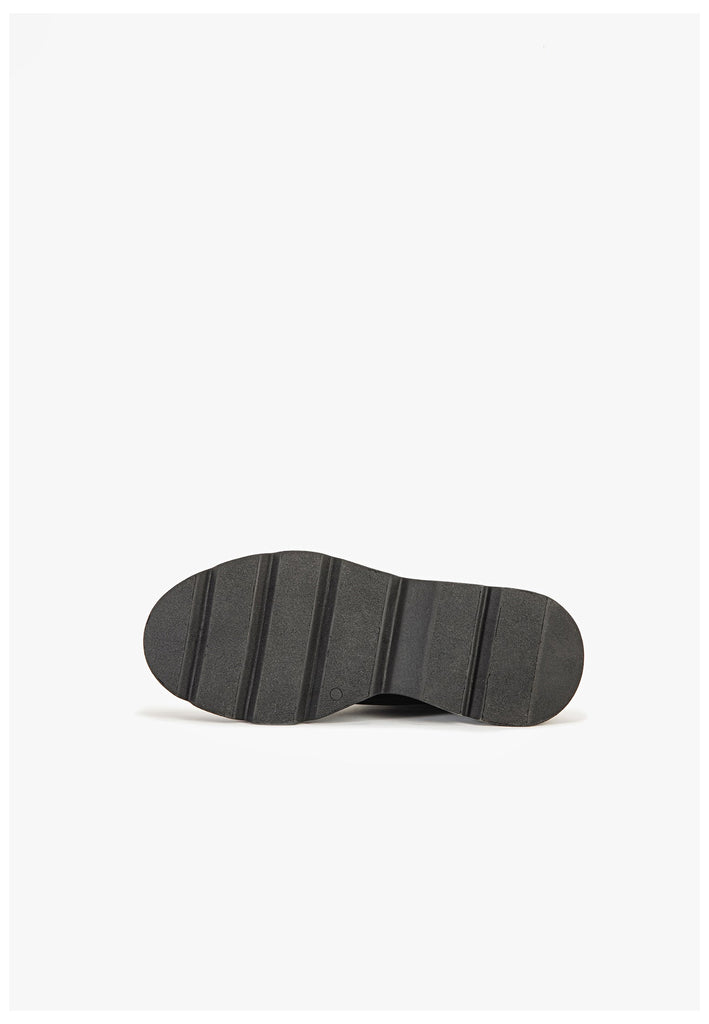 Inuovo Stiefelette Leder Schwarz