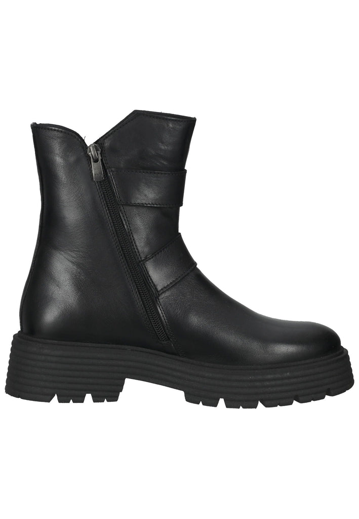 Inuovo Stiefelette Leder Schwarz