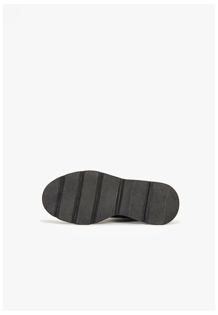 Inuovo Stiefelette Leder Schwarz