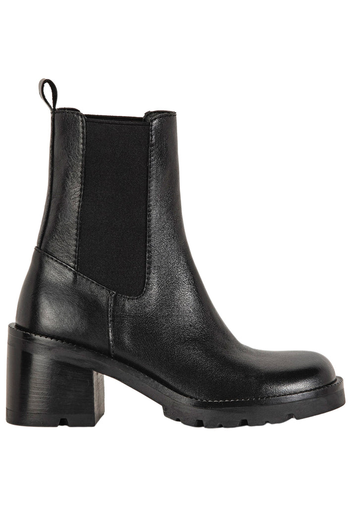 Inuovo Stiefelette Leder schwarz