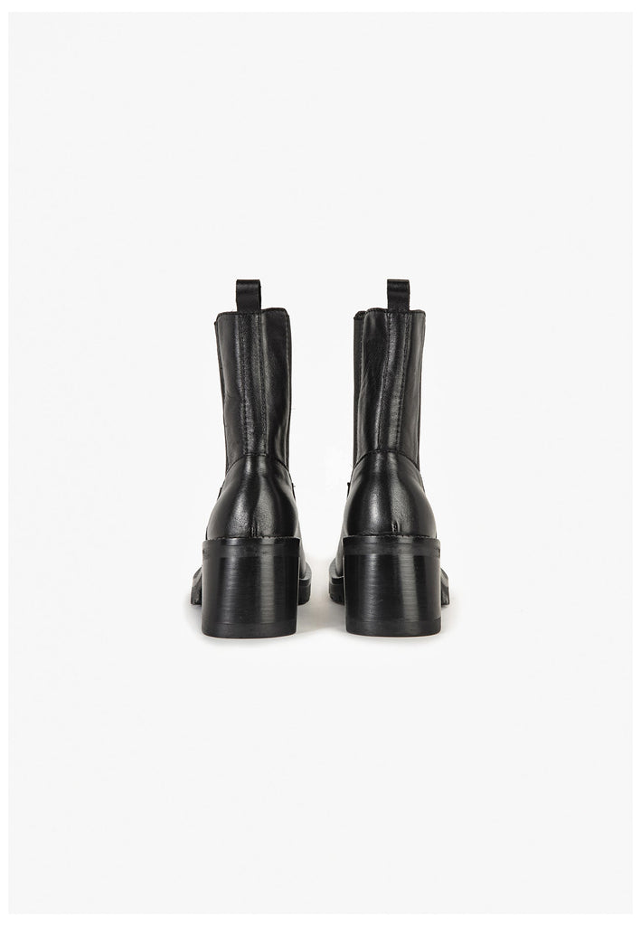 Inuovo Stiefelette Leder schwarz