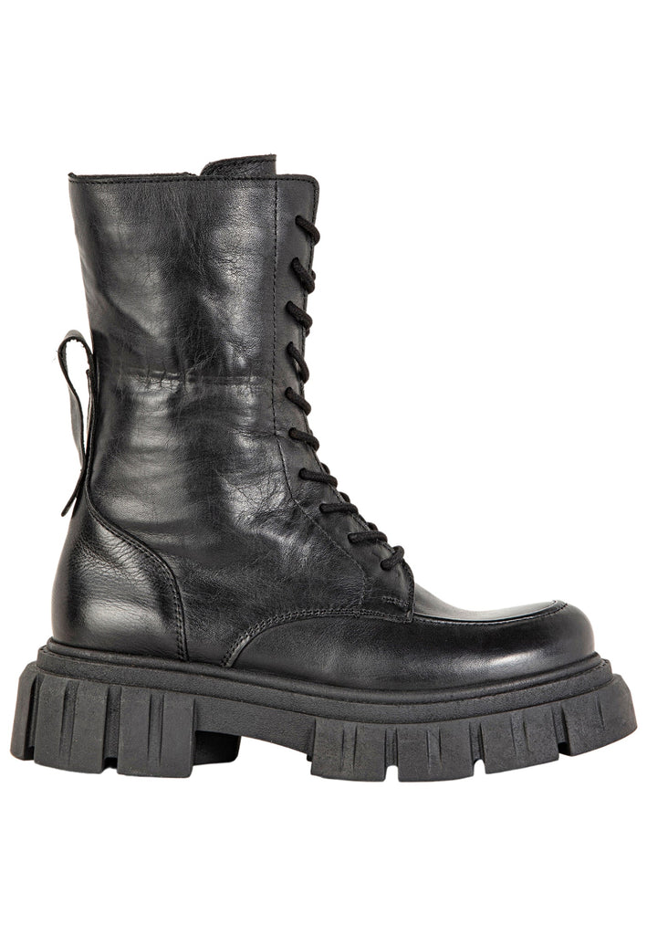 Inuovo Stiefelette Leder Schwarz