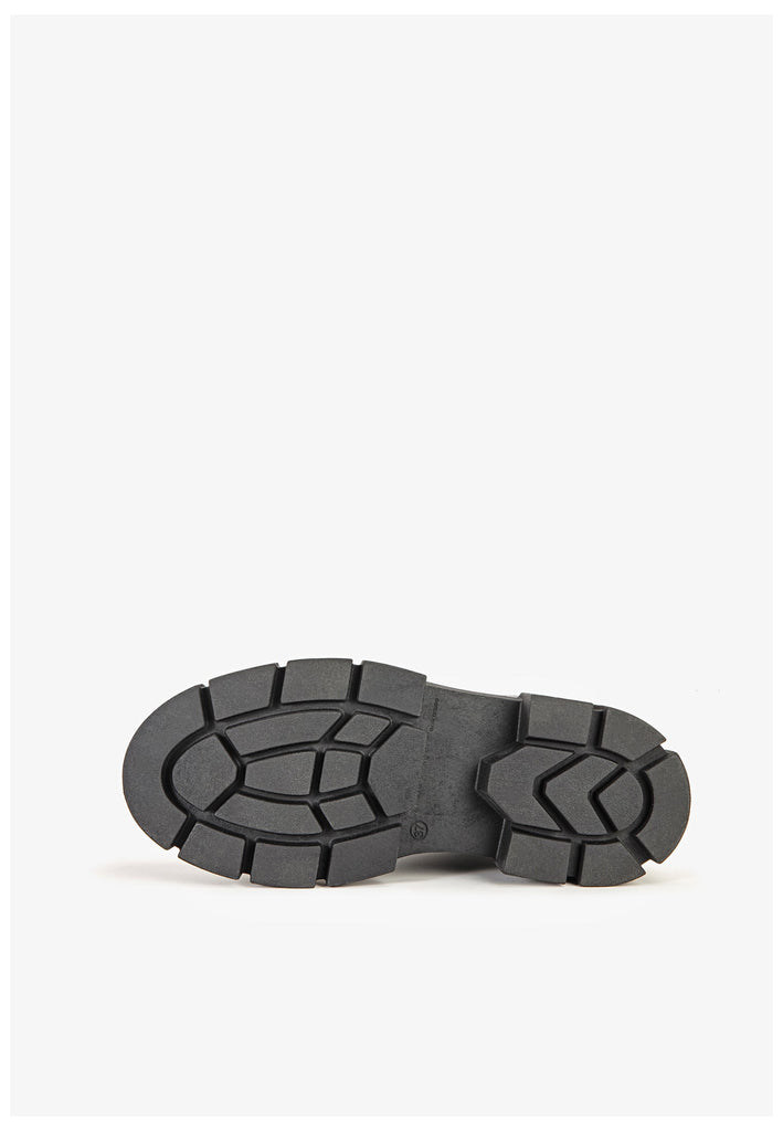 Inuovo Stiefelette Leder Schwarz