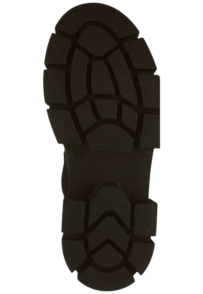 Inuovo Stiefelette Leder Schwarz