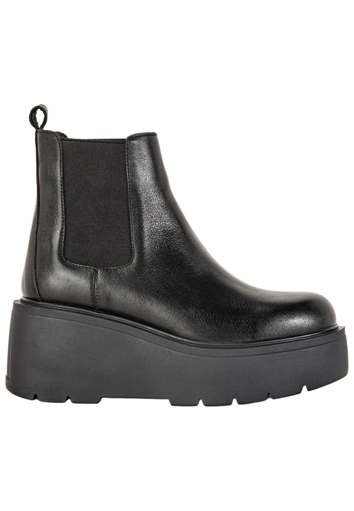 Inuovo Stiefelette Leder Schwarz