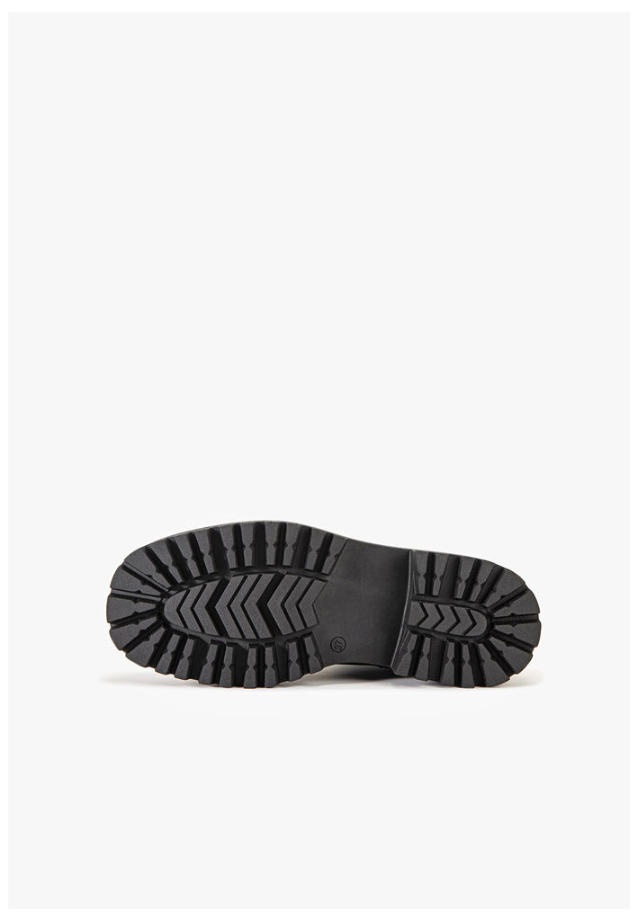 Inuovo Stiefelette Leder Schwarz