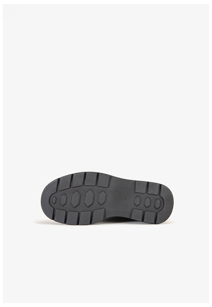 Inuovo Stiefelette Leder Schwarz