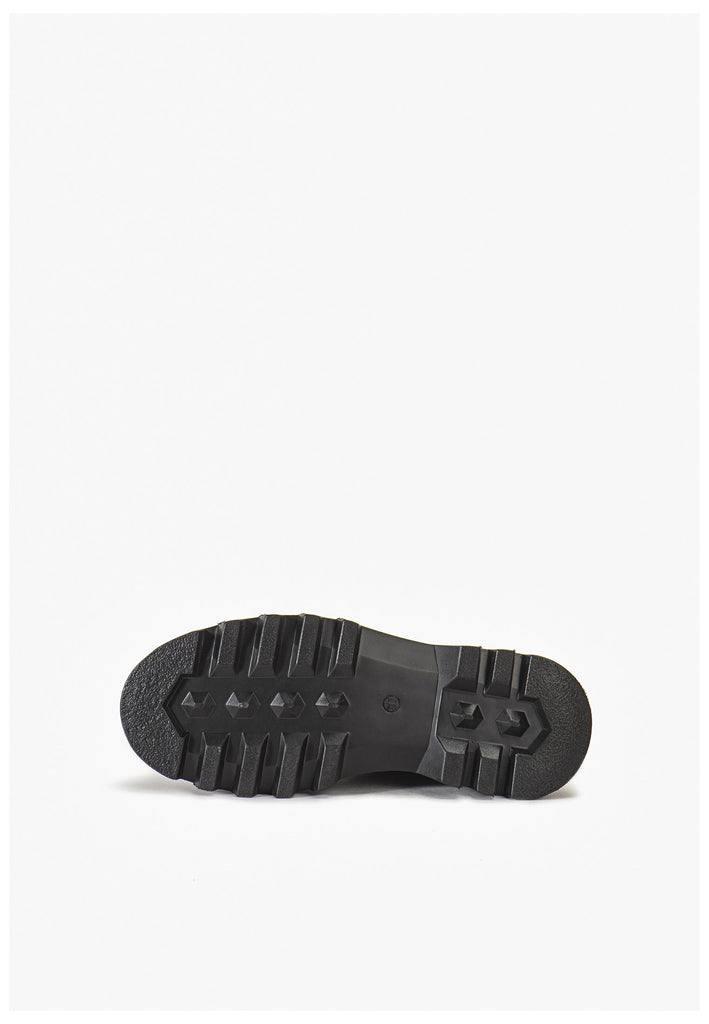 Inuovo Stiefelette Leder Schwarz