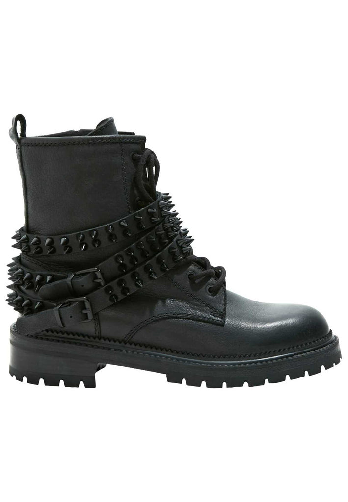 Inuovo Stiefelette Leder Schwarz