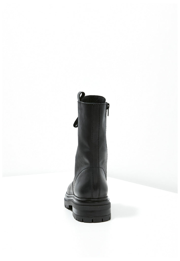 Inuovo Stiefelette Leder Schwarz