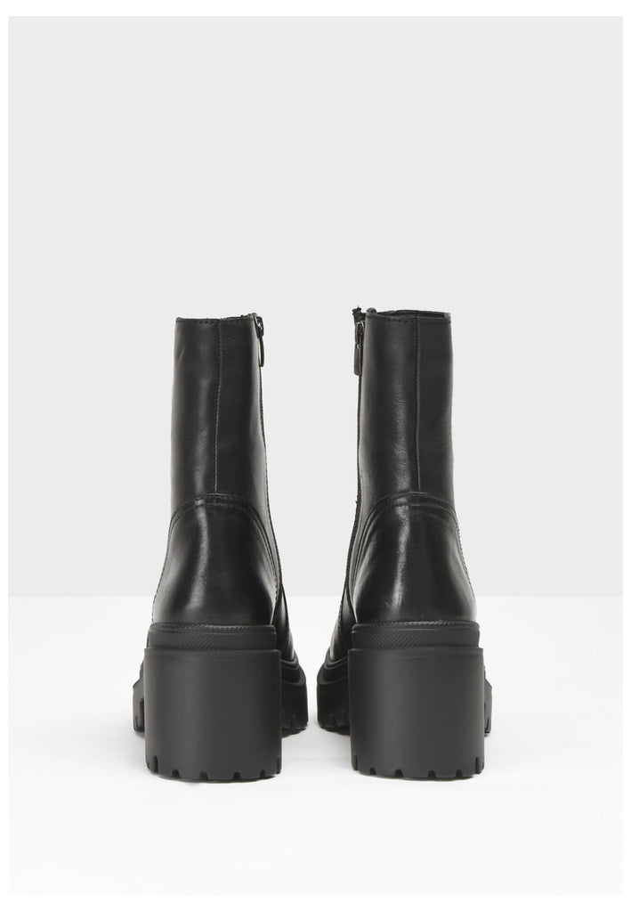 Inuovo Stiefelette Leder Schwarz