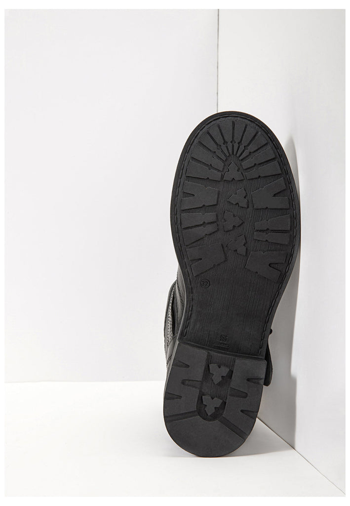 Inuovo Stiefelette Leder Schwarz