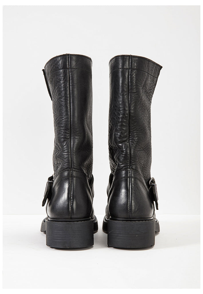 Inuovo Stiefelette Leder Schwarz