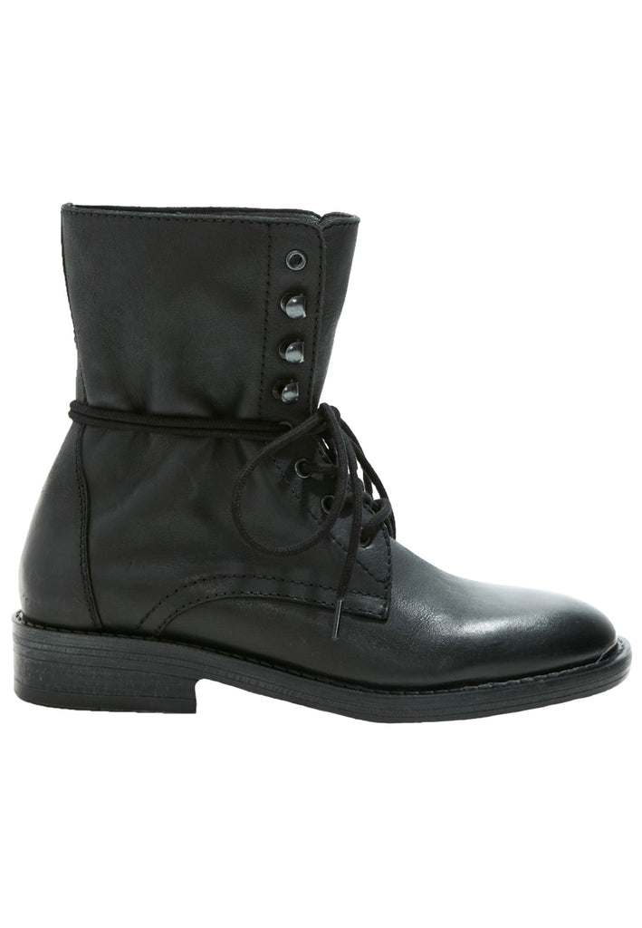 Inuovo Stiefelette Leder Schwarz