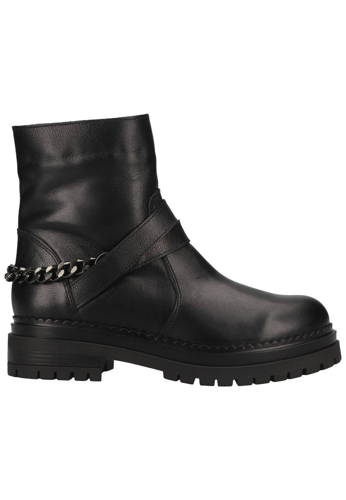 Inuovo Stiefelette Leder Schwarz