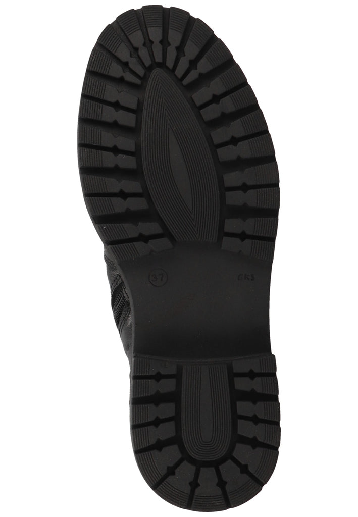 Inuovo Stiefelette Leder Schwarz