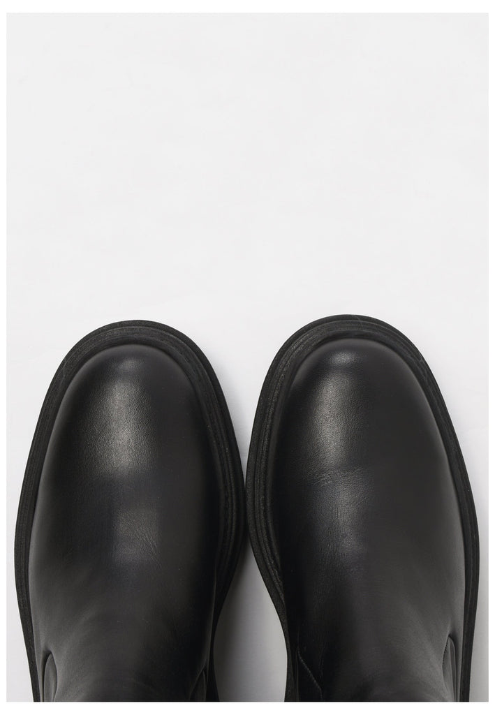 Inuovo Stiefelette Leder Schwarz