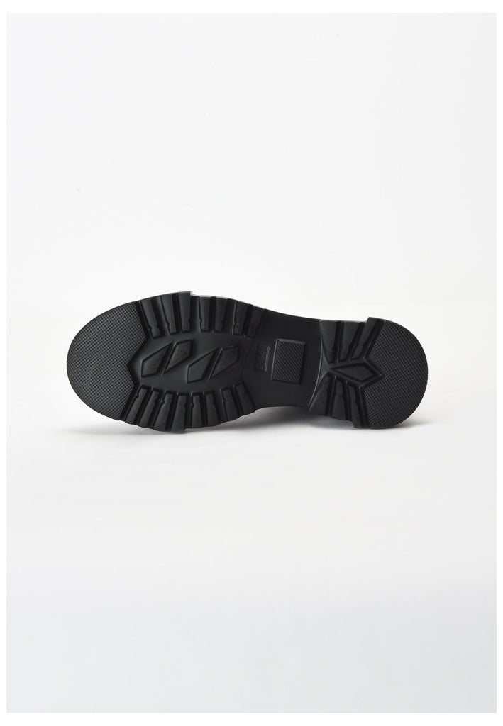 Inuovo Stiefelette Leder Schwarz