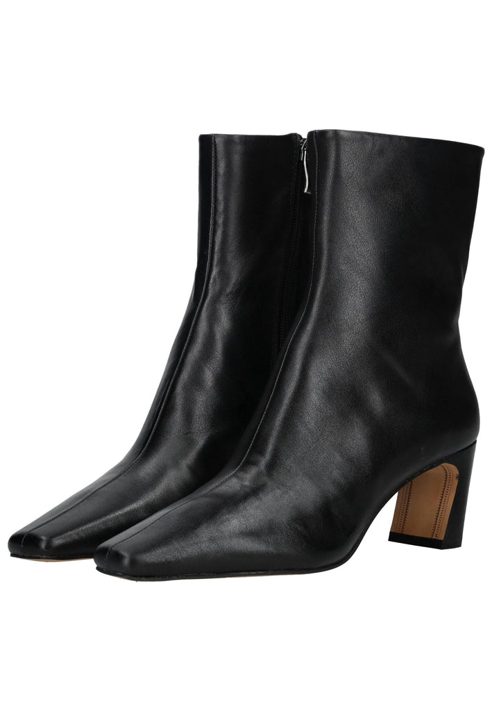 Inuovo Stiefelette Leder Schwarz