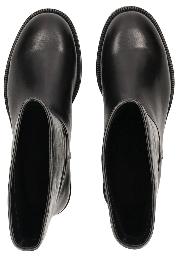 Inuovo Stiefelette Leder Schwarz