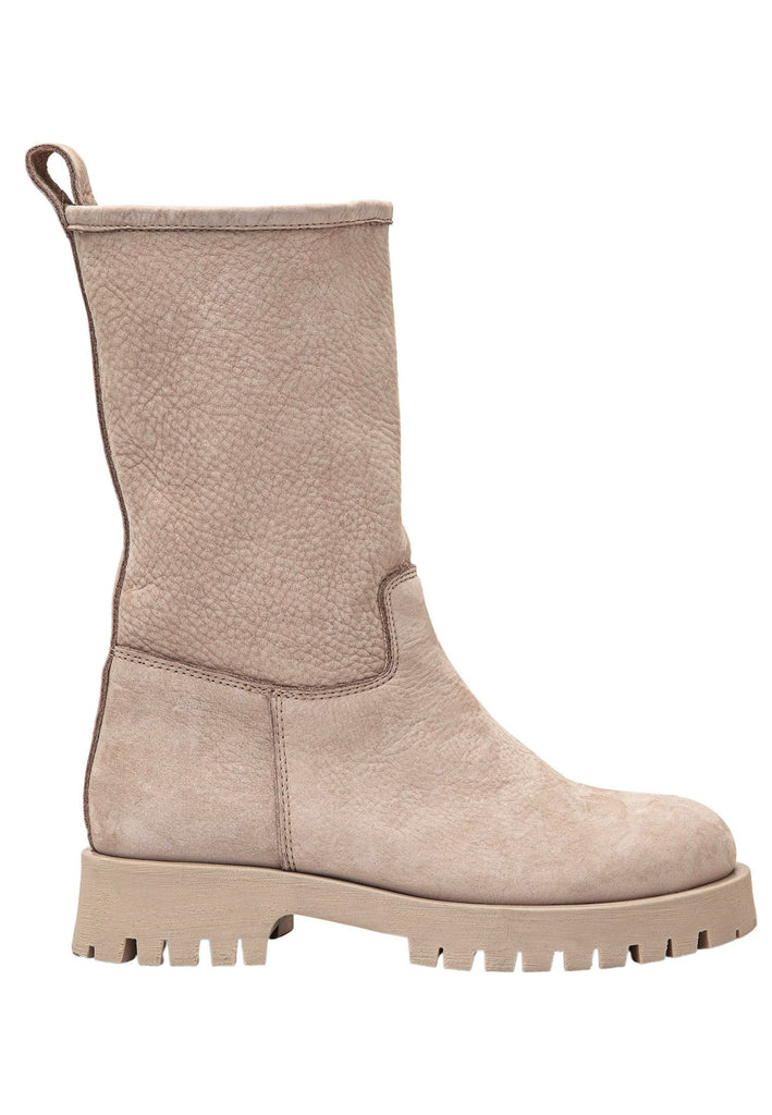 Inuovo Stiefelette Leder Silber/Grau