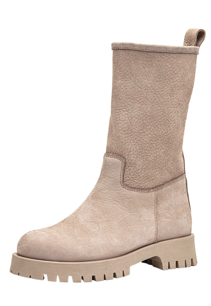 Inuovo Stiefelette Leder Silber/Grau