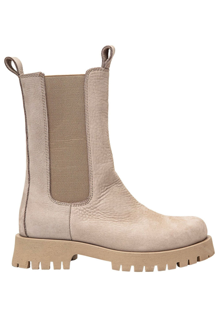 Inuovo Stiefelette Leder Silber/Grau