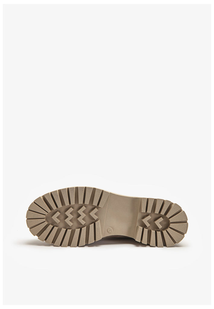 Inuovo Stiefelette Leder Silber/Grau