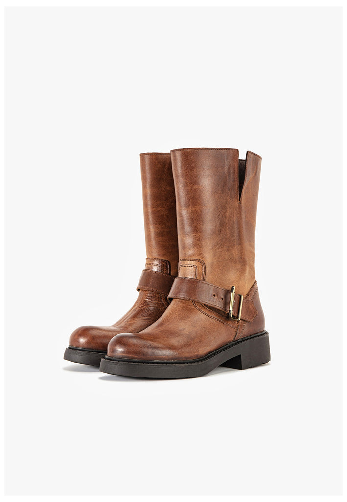 Inuovo Stiefelette Leder Tan