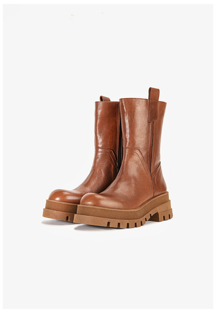 Inuovo Stiefelette Leder Tan