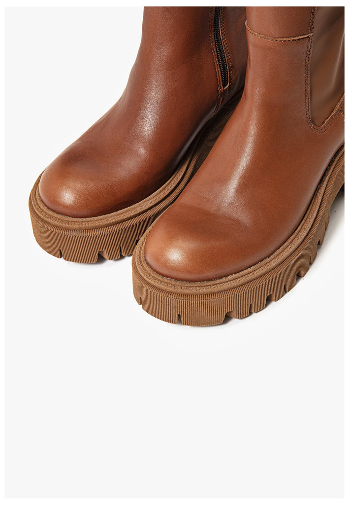 Inuovo Stiefelette Leder Tan