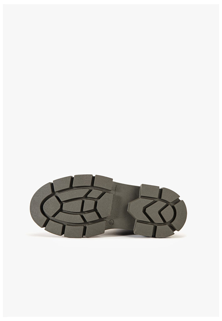 Inuovo Stiefelette Leder/Textil Army